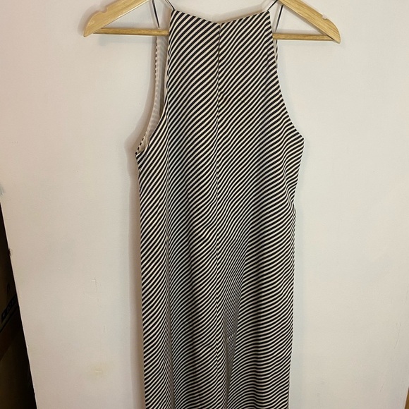 NWT H&M Bias Striped Slip Midi Dress - Picture 5 of 8